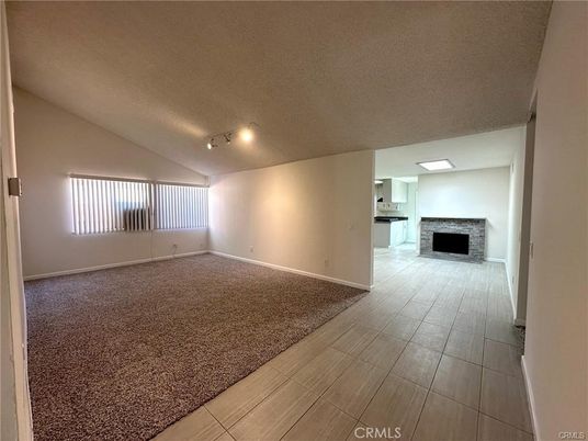 Empty room, Fireplace, Interior