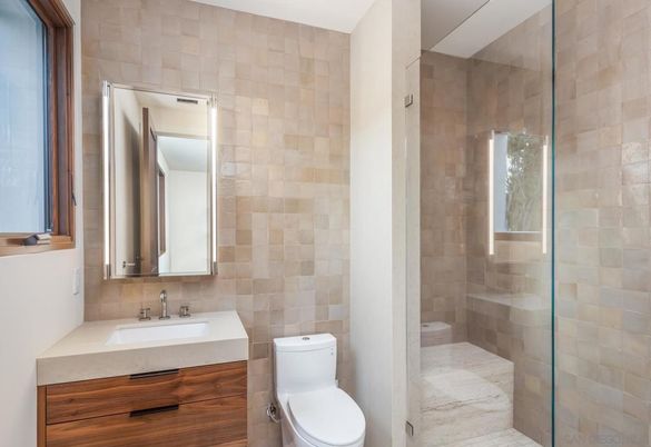 Bathroom, Glass Shower, Interior