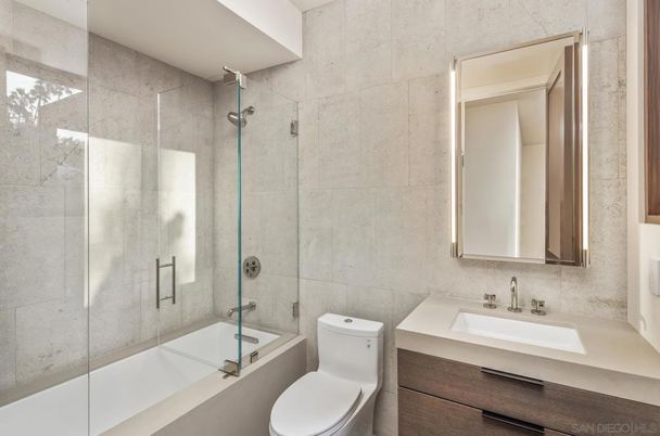 Bathroom, Glass Shower, Interior