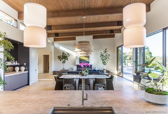 Chandelier, Dining room, Interior, Living room, Pendant Lights, Wooden Beams, Wooden Ceilings