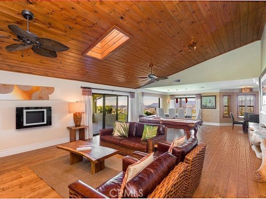 Billiard Table, Game Room, Interior, Living room, Wooden Ceilings, Wood Texture Flooring