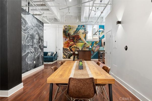 Dining room, Interior, Wood Texture Flooring