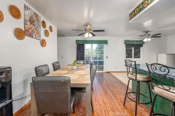 Dining room, Interior, Wood Texture Flooring