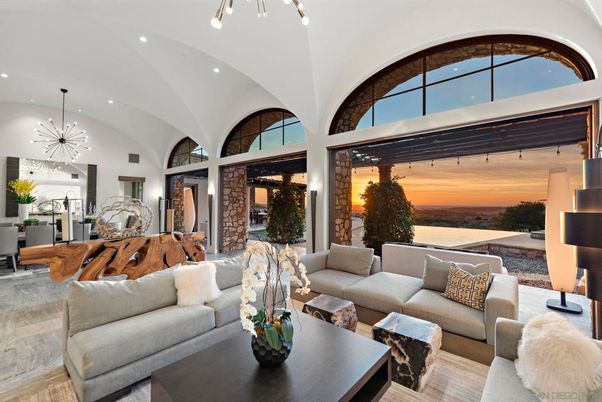 Interior, Kitchen, Living room, Pendant Lights, Recessed Lighting, Wood Texture Flooring