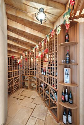 Interior, Wine Storage, Wooden Beams