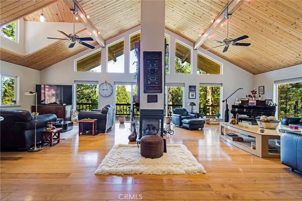 Fireplace, Interior, Living room, Piano, Wooden Beams, Wooden Ceilings, Wood Texture Flooring