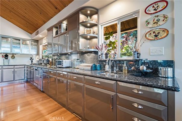 Interior, Kitchen, Wooden Ceilings, Wood Texture Flooring