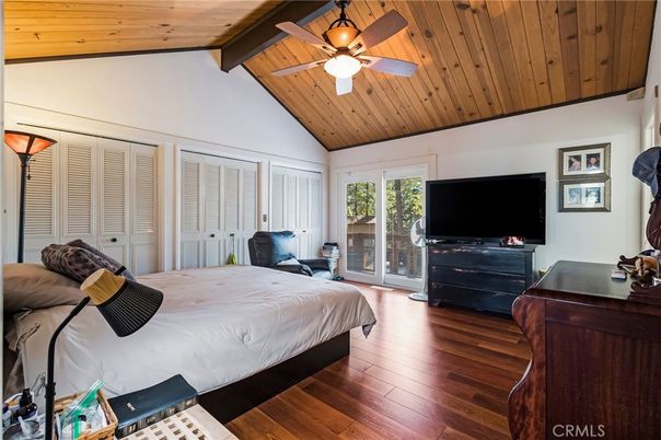 Bedroom, Interior, Wooden Beams, Wooden Ceilings, Wood Texture Flooring
