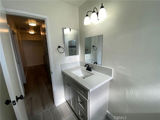 Bathroom, Dual Sink Vanities, Interior, Wood Texture Flooring