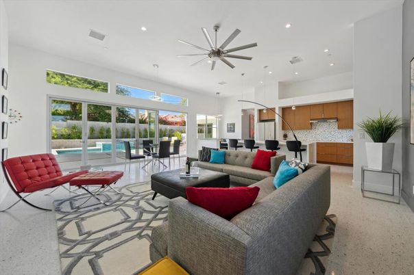 Dining room, Interior, Kitchen, Living room, Pendant Lights, Recessed Lighting