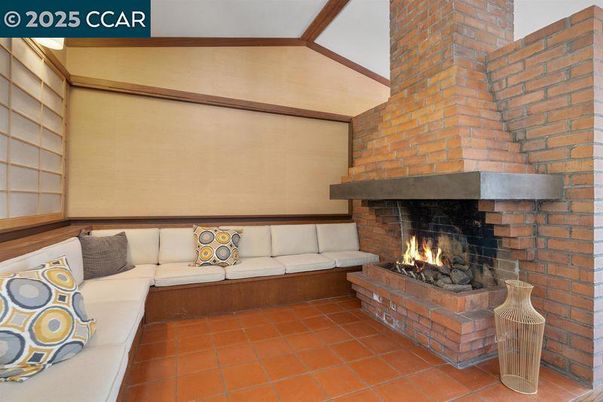 Fireplace, Interior, Stone Walls