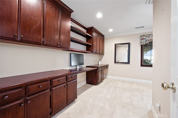 Home Office, Interior, Recessed Lighting