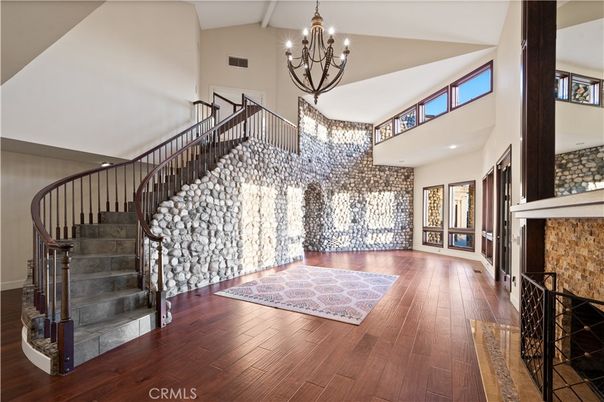 Chandelier, Interior, Wood Texture Flooring
