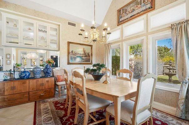 Chandelier, Dining room, Interior