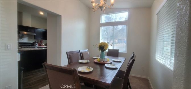 Chandelier, Dining room, Interior, Kitchen, Recessed Lighting, Wood Texture Flooring