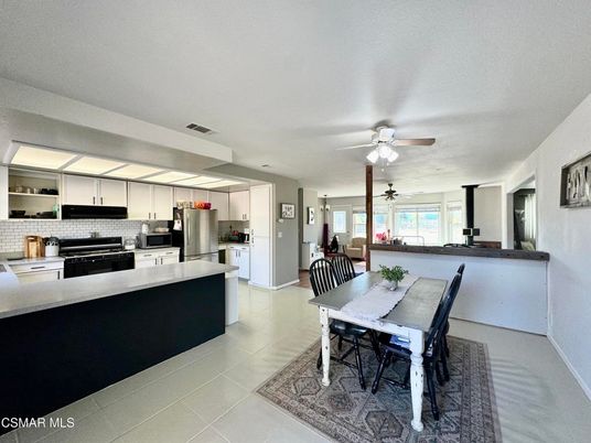 Dining room, Interior, Kitchen, Stainless Steel Appliances