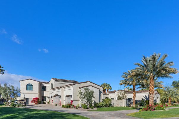 Backyard, Exterior, Facade, Mediterranean