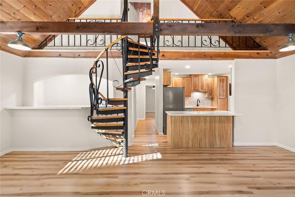 Interior, Kitchen, Recessed Lighting, Wooden Beams, Wooden Ceilings, Wood Texture Flooring