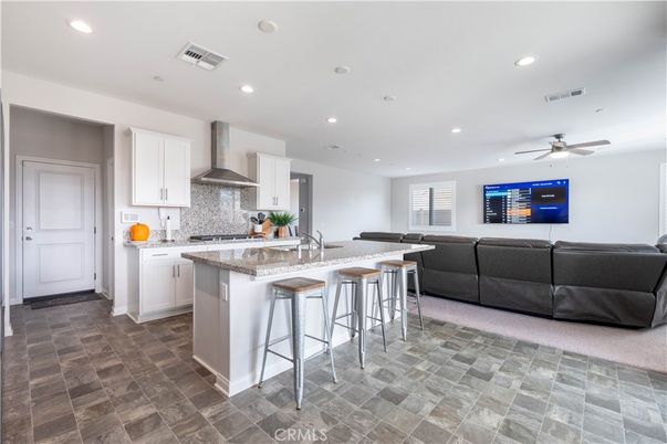 Interior, Kitchen, Living room, Recessed Lighting