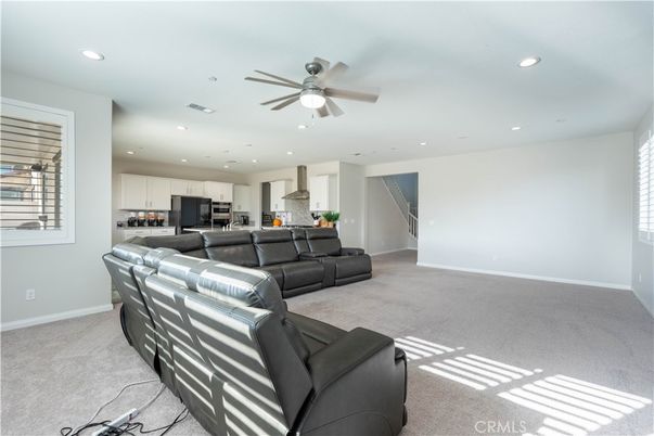 Interior, Kitchen, Living room, Recessed Lighting