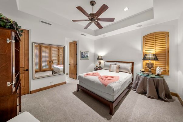 Bedroom, Interior, Recessed Lighting