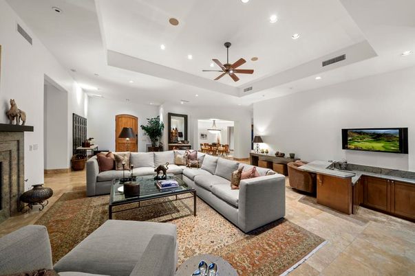Fireplace, Interior, Living room, Recessed Lighting