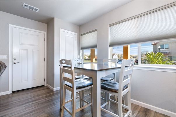 Dining room, Interior, Wood Texture Flooring