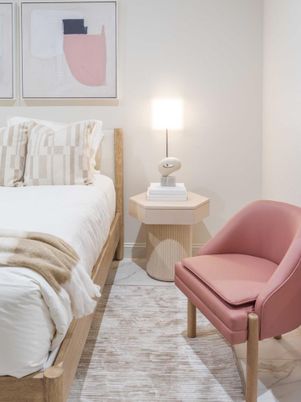 Bedroom, Interior, Marble