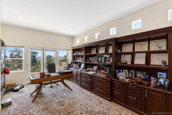 Home Office, Interior, Recessed Lighting