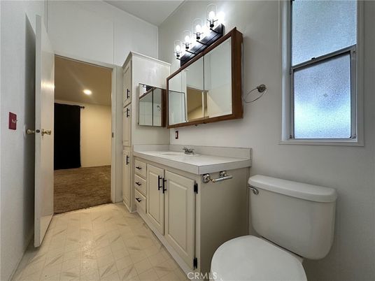 Bathroom, Dual Sink Vanities, Interior, Marble, Recessed Lighting