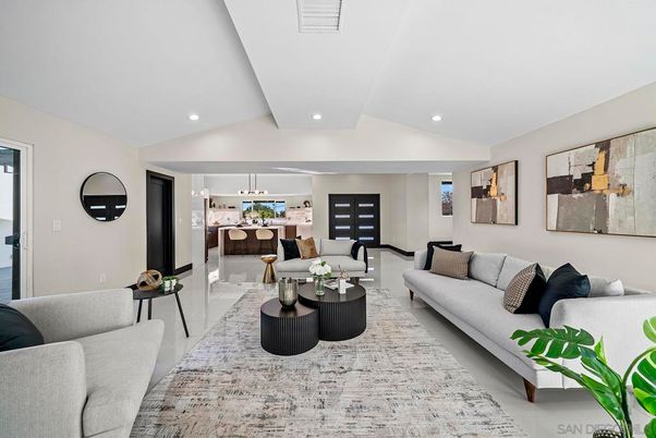 Interior, Living room, Pendant Lights, Recessed Lighting