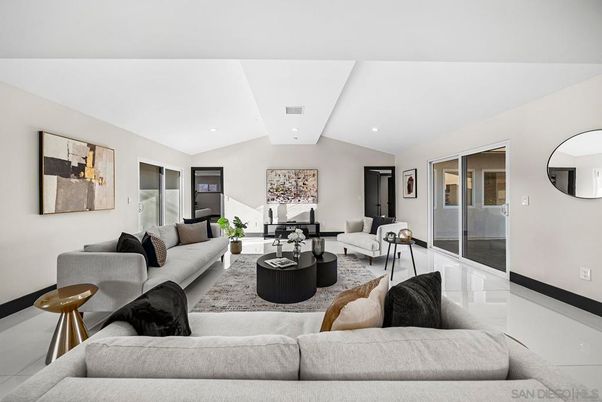 Interior, Living room, Recessed Lighting