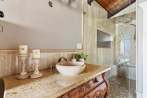 Bathroom, Glass Shower, Interior
