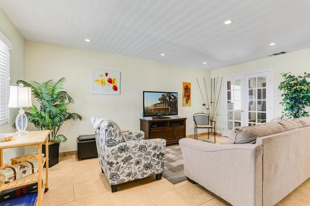 Interior, Living room, Recessed Lighting