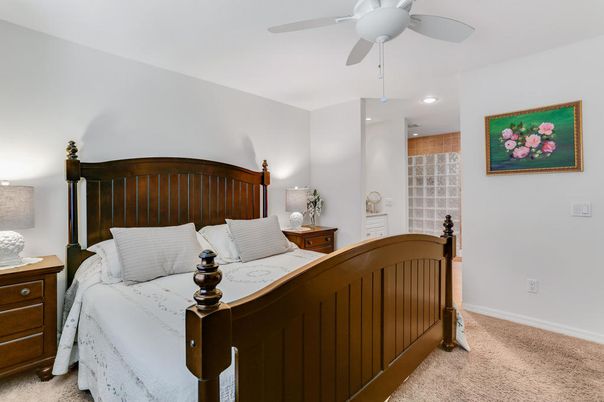 Bedroom, Interior, Recessed Lighting