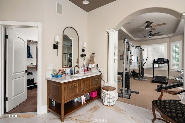 Fitness Equipment, Interior, Recessed Lighting