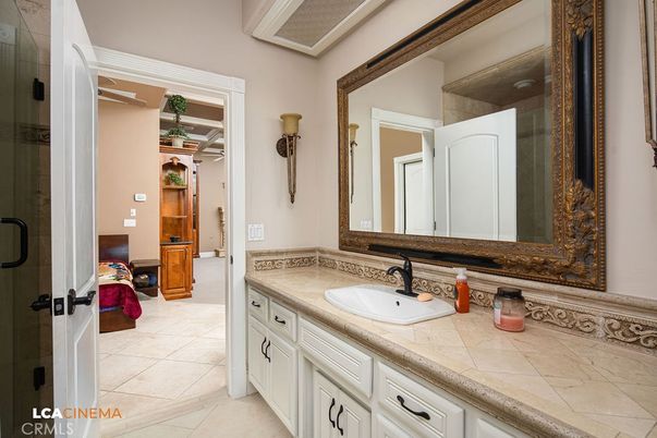 Bathroom, Dual Sink Vanities, Interior, Tile Countertops