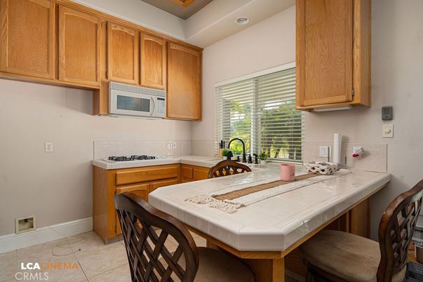 Interior, Kitchen, Recessed Lighting, Tile Countertops