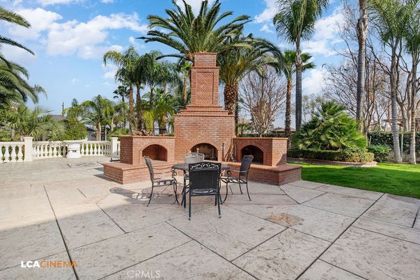 Backyard, Exterior, Fireplace