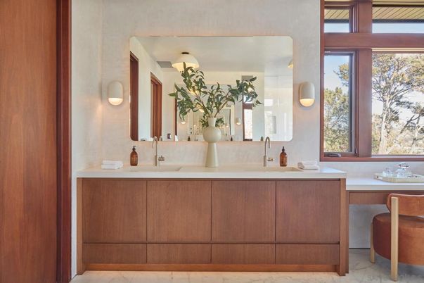 Bathroom, Dual Sink Vanities, Interior, Marble