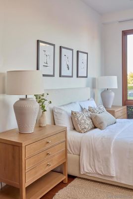 Bedroom, Interior, Wood Texture Flooring