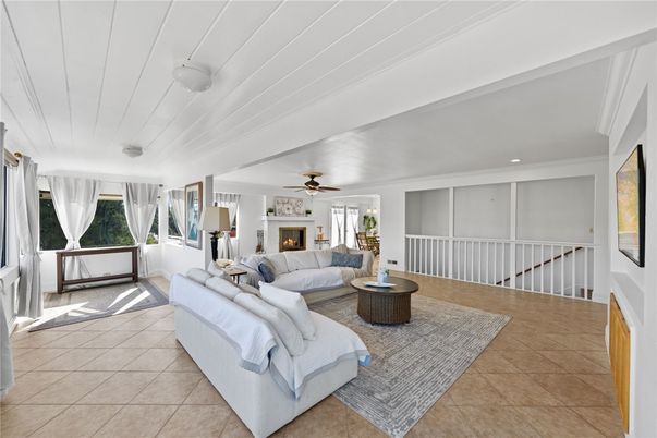Fireplace, Interior, Living room, Recessed Lighting