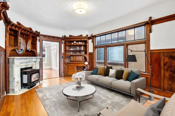 Fireplace, Interior, Living room, Wood Texture Flooring