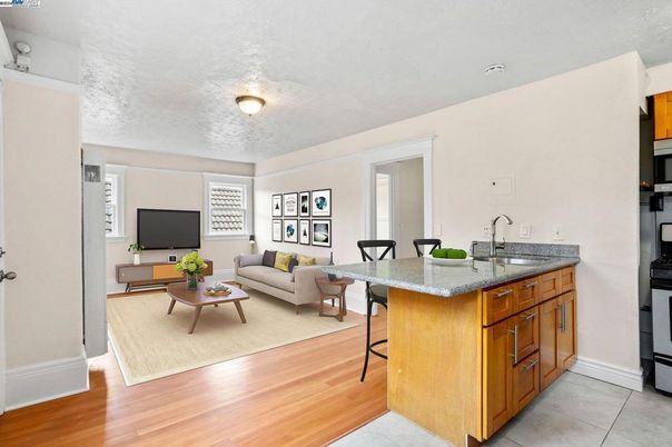 Interior, Kitchen, Living room, Wood Texture Flooring
