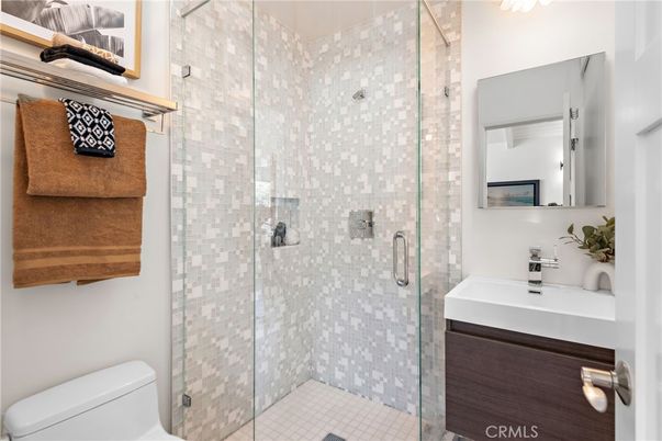 Bathroom, Glass Shower, Interior