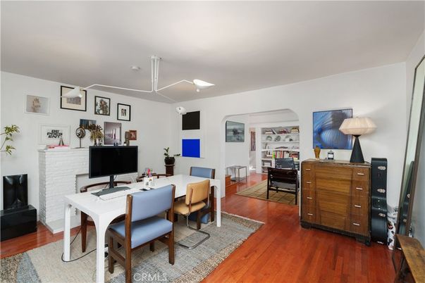 Dining room, Interior, Wood Texture Flooring