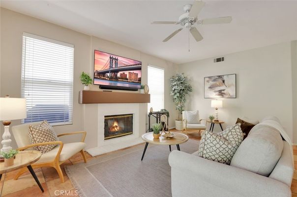 Fireplace, Interior, Living room, Wood Texture Flooring