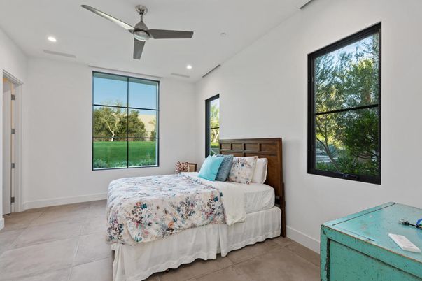 Bedroom, Interior, Recessed Lighting