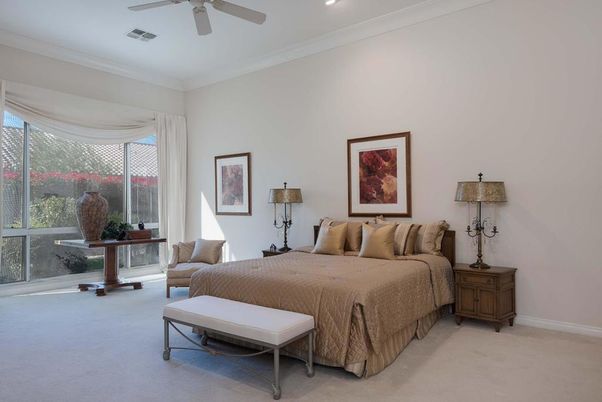 Bedroom, Interior, Recessed Lighting