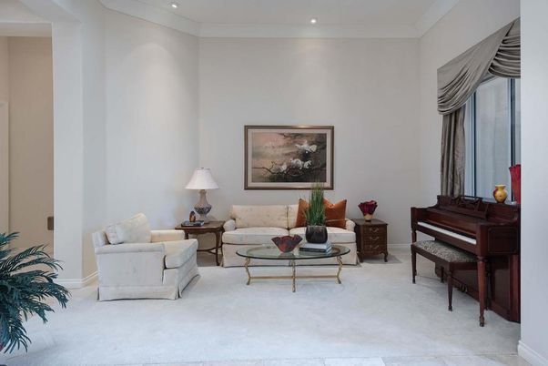 Interior, Living room, Piano, Recessed Lighting
